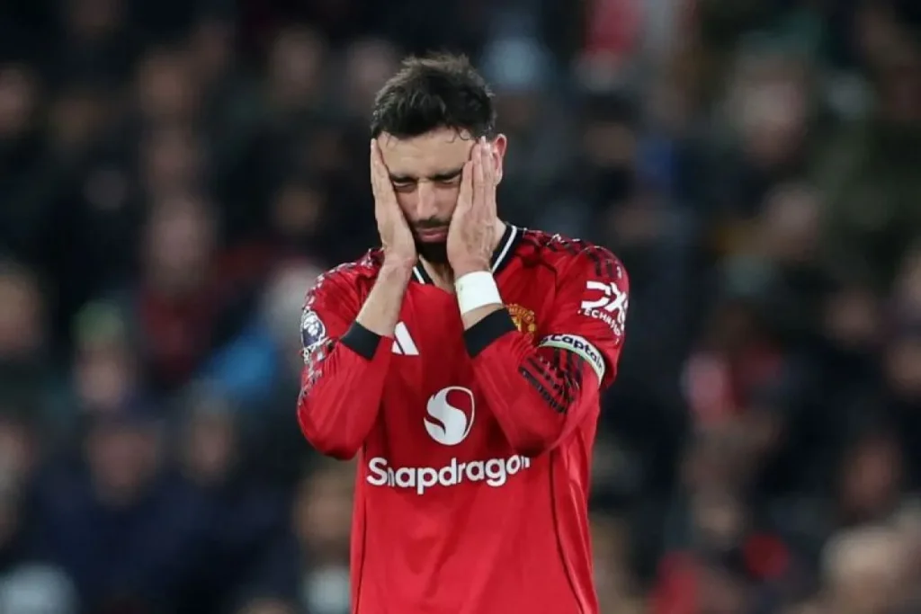 Bruno Fernandes Absen di Sejumlah Laga MU Akibat Cedera 
