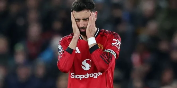 Bruno Fernandes Absen di Sejumlah Laga MU Akibat Cedera